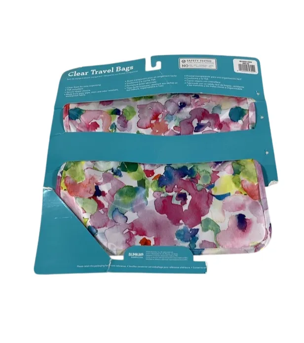 Bumkins Clear Travel Bags, Watercolor