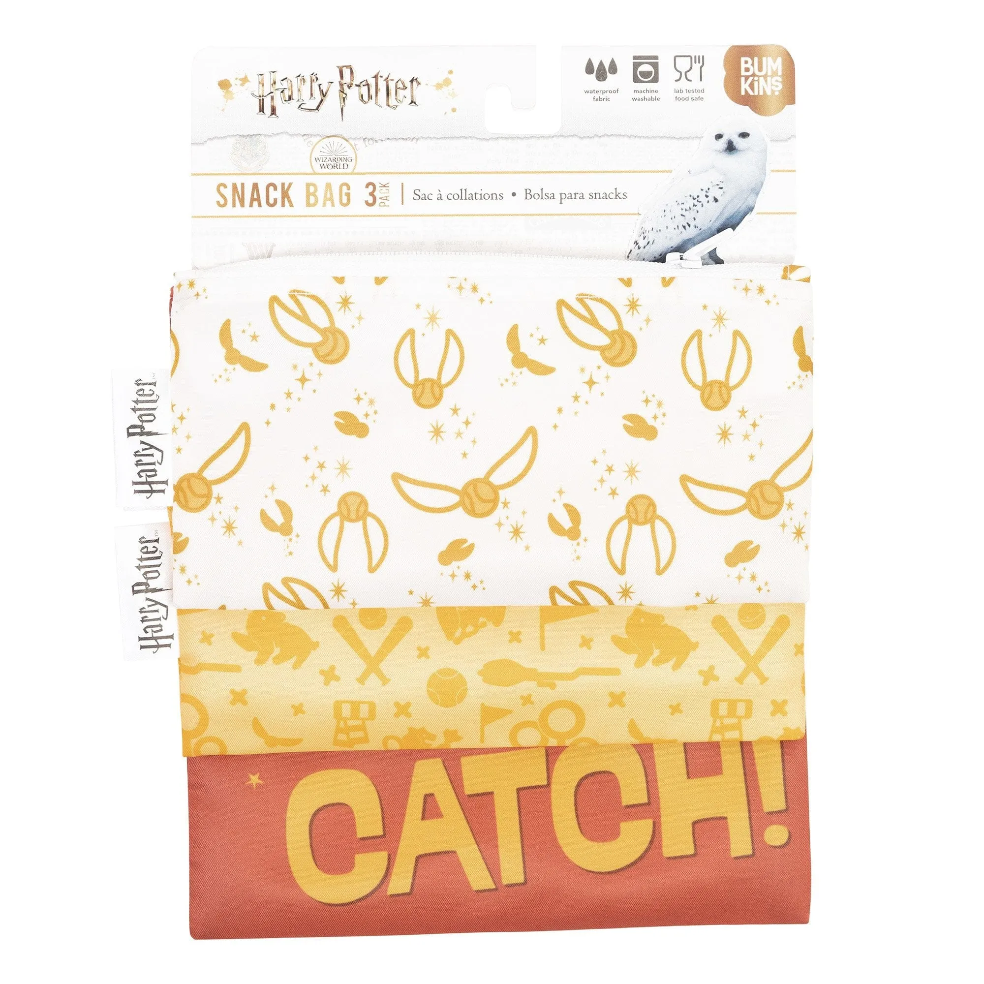 Bumkins Harry Potter™ Reusable Snack Bag - 3 Pack
