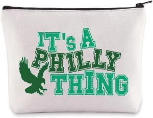 BWWKTOP Football Lover Makeup Bag Football Team Fans Gifts It's a Philly Thing Zipper Pouch Bag Football Merchandise(Philly Thing)