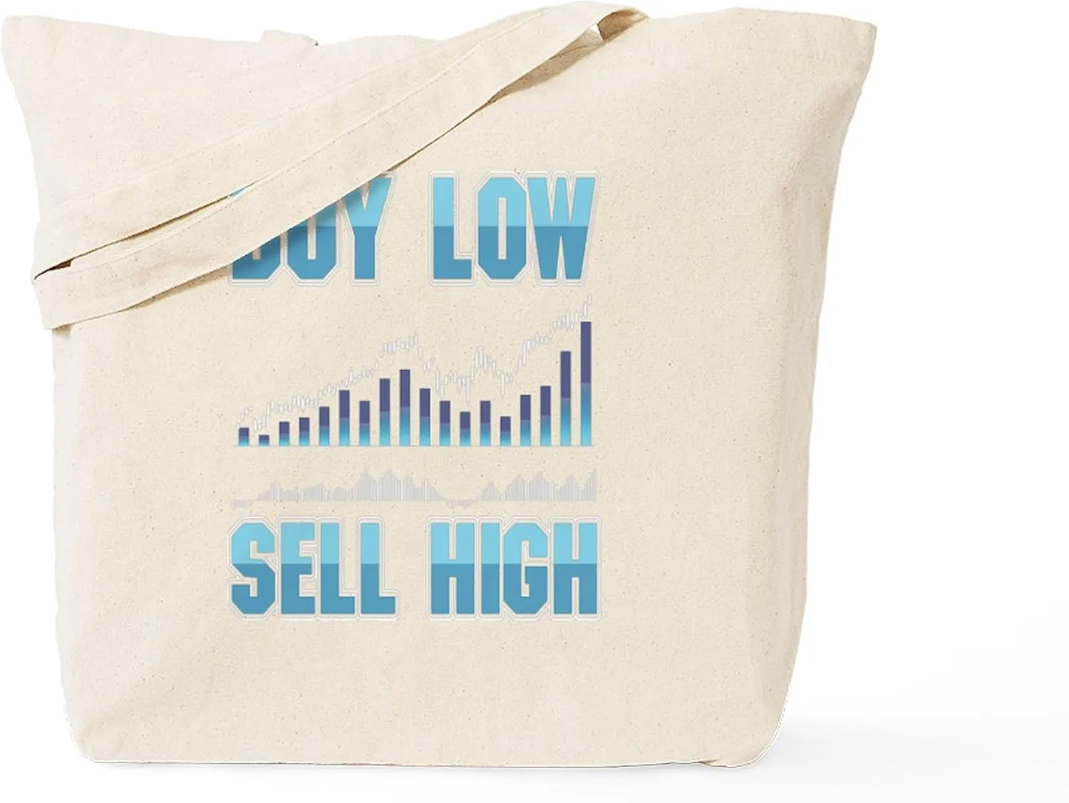 CafePress Capitalist Stock Market Investor Cryptoco Tote Bag Reusable Natural Beige Canvas Shopping Bag