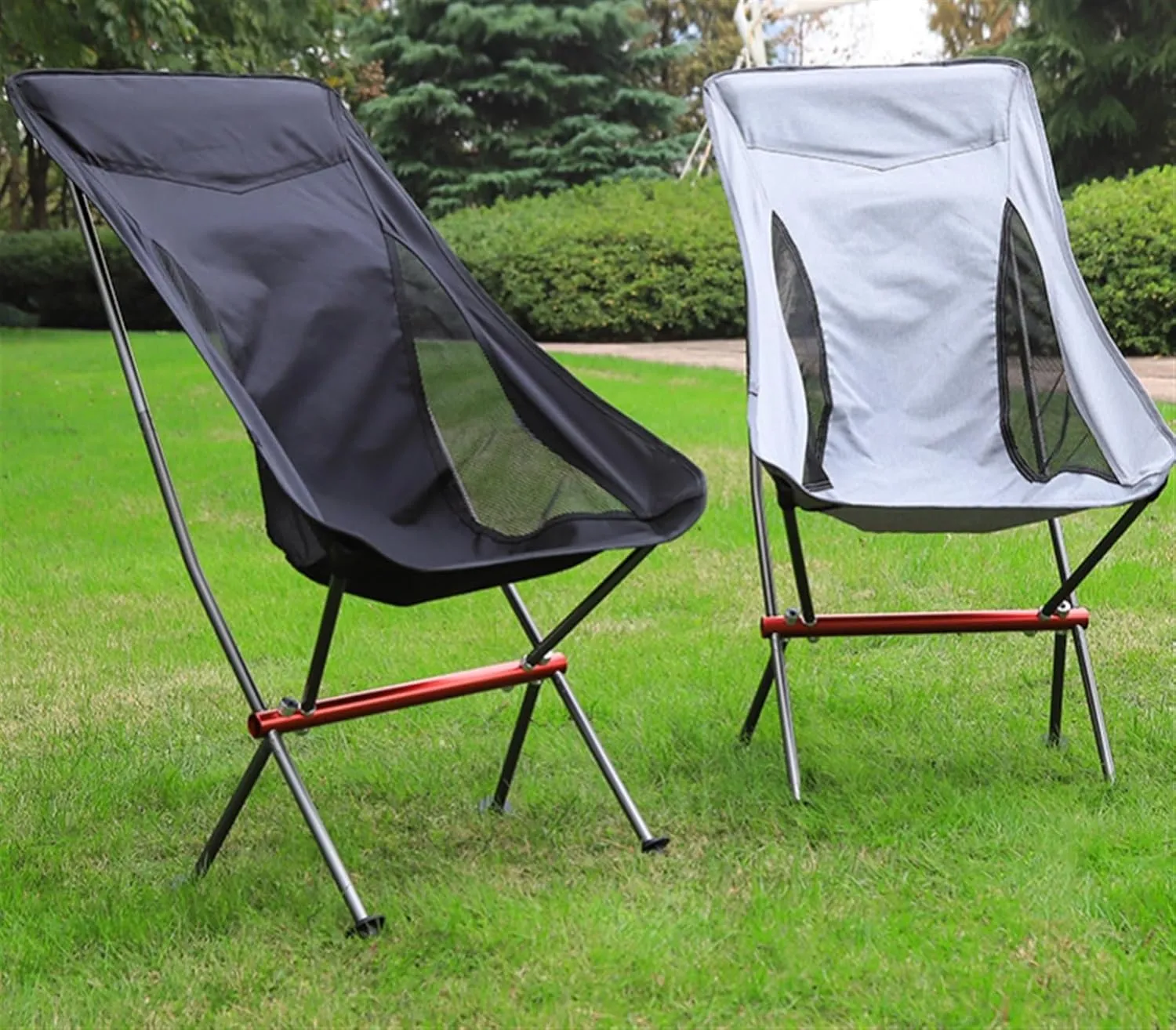 Camping Chair Outdoor Fishing Chair Ultralight Foldable Camping Chair,Picnic Backrest Seat Folding Aluminum Alloy Stool Folding Chairs for Outside Portable
