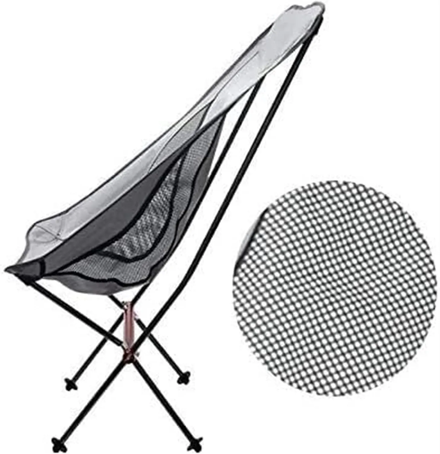 Camping Chair Outdoor Fishing Chair Ultralight Foldable Camping Chair,Picnic Backrest Seat Folding Aluminum Alloy Stool Folding Chairs for Outside Portable