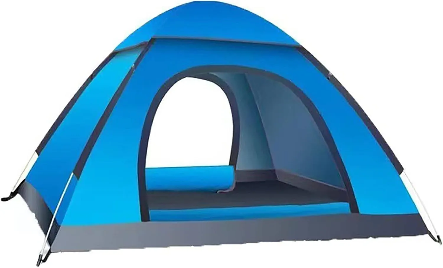 Camping Tent, 3 to 4 Person Family Tent Automatic Stable Structure for Fishing