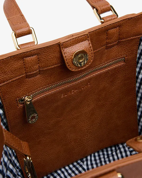 CARNEGIE TOTE | Tan Weave
