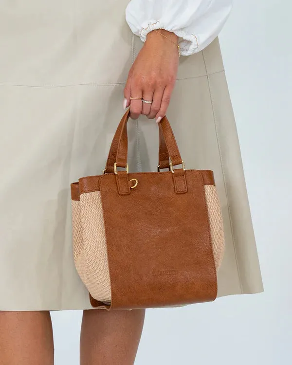 CARNEGIE TOTE | Tan Weave