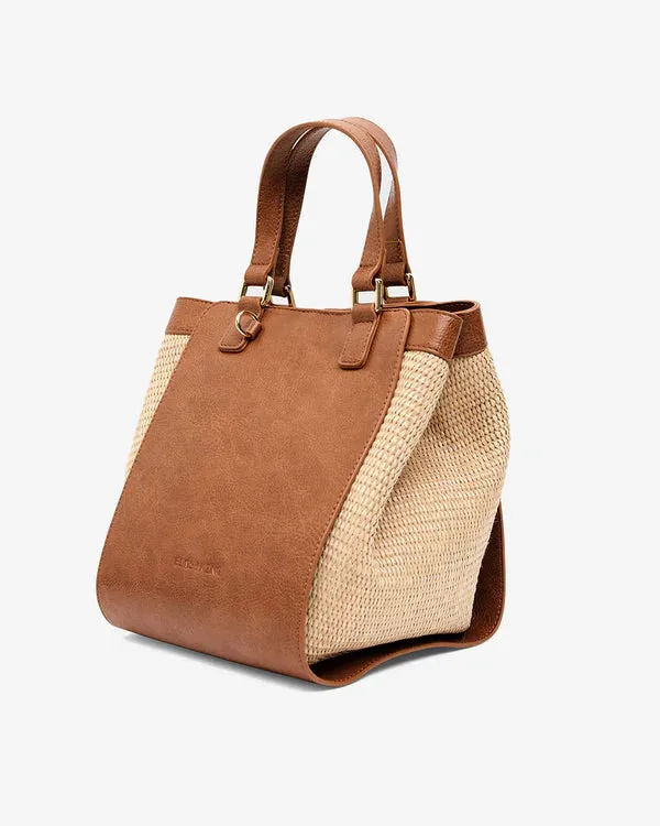 CARNEGIE TOTE | Tan Weave