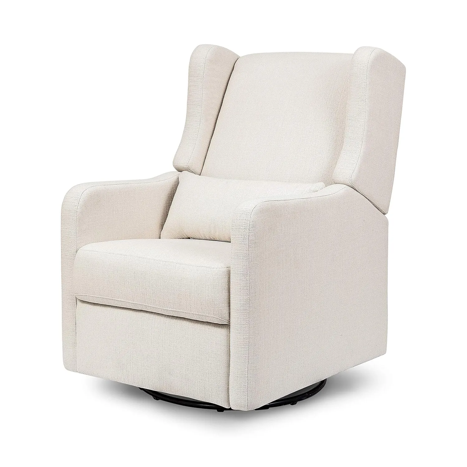 Carter’s Arlo Glider Recliner Nursery Chair - Water & Stain Resistant Glider Rocking Chair for Nursery - GREENGUARD Gold, FSC & Certi-PUR US Certified - Cozy Cream Swivel Rocker Recliner Chair