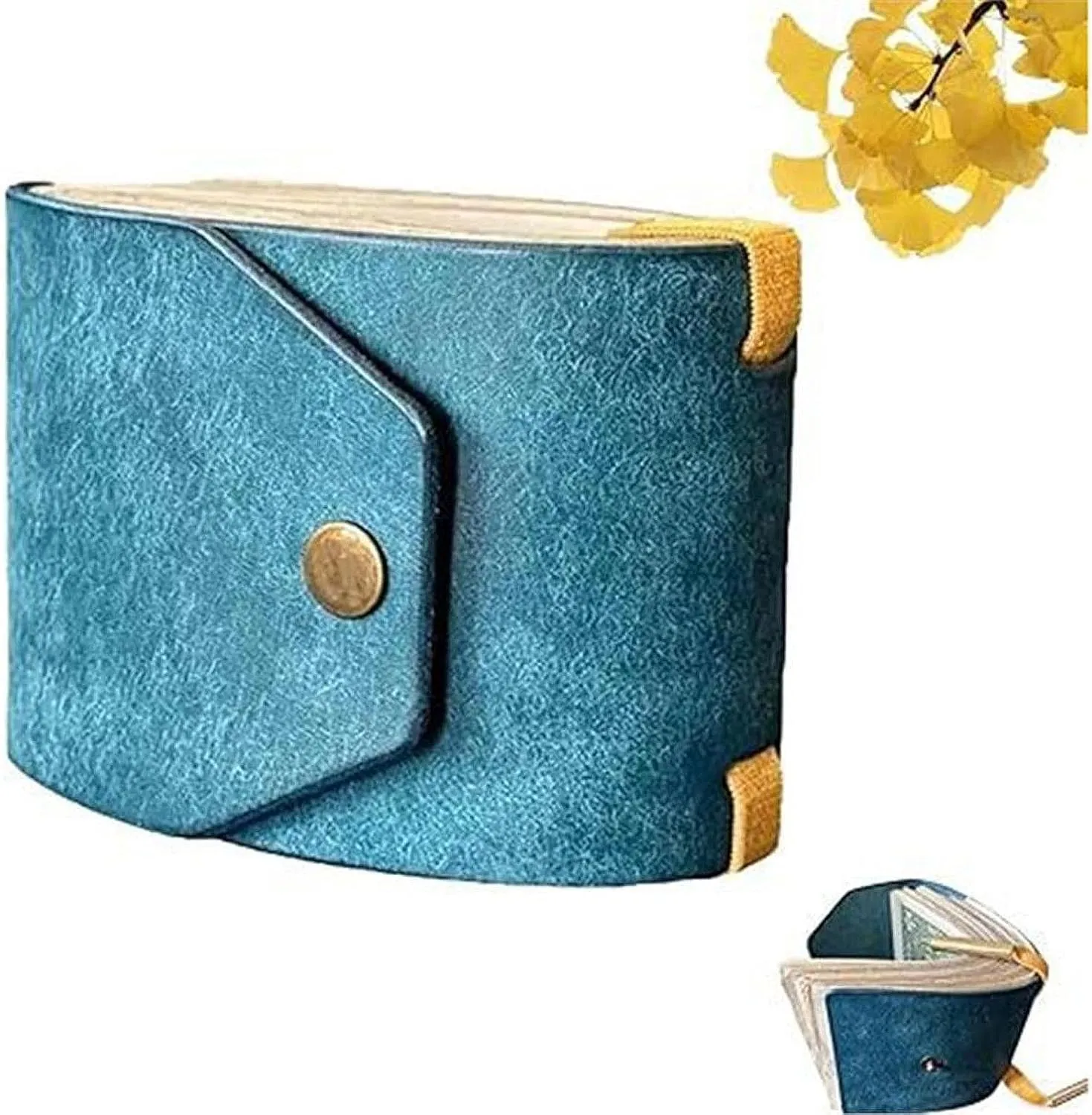 Cash Wrap Wallet Money Holder Multifunction Organizer Handy Purse Bands for Traveling Business Trip Vacation Festival, Blue