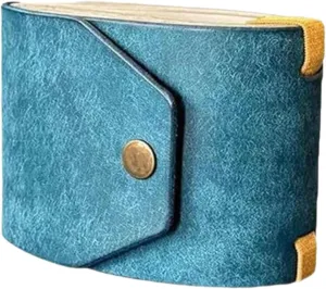 Cash Wrap Wallet Money Holder Multifunction Organizer Handy Purse Bands for Traveling Business Trip Vacation Festival, Blue