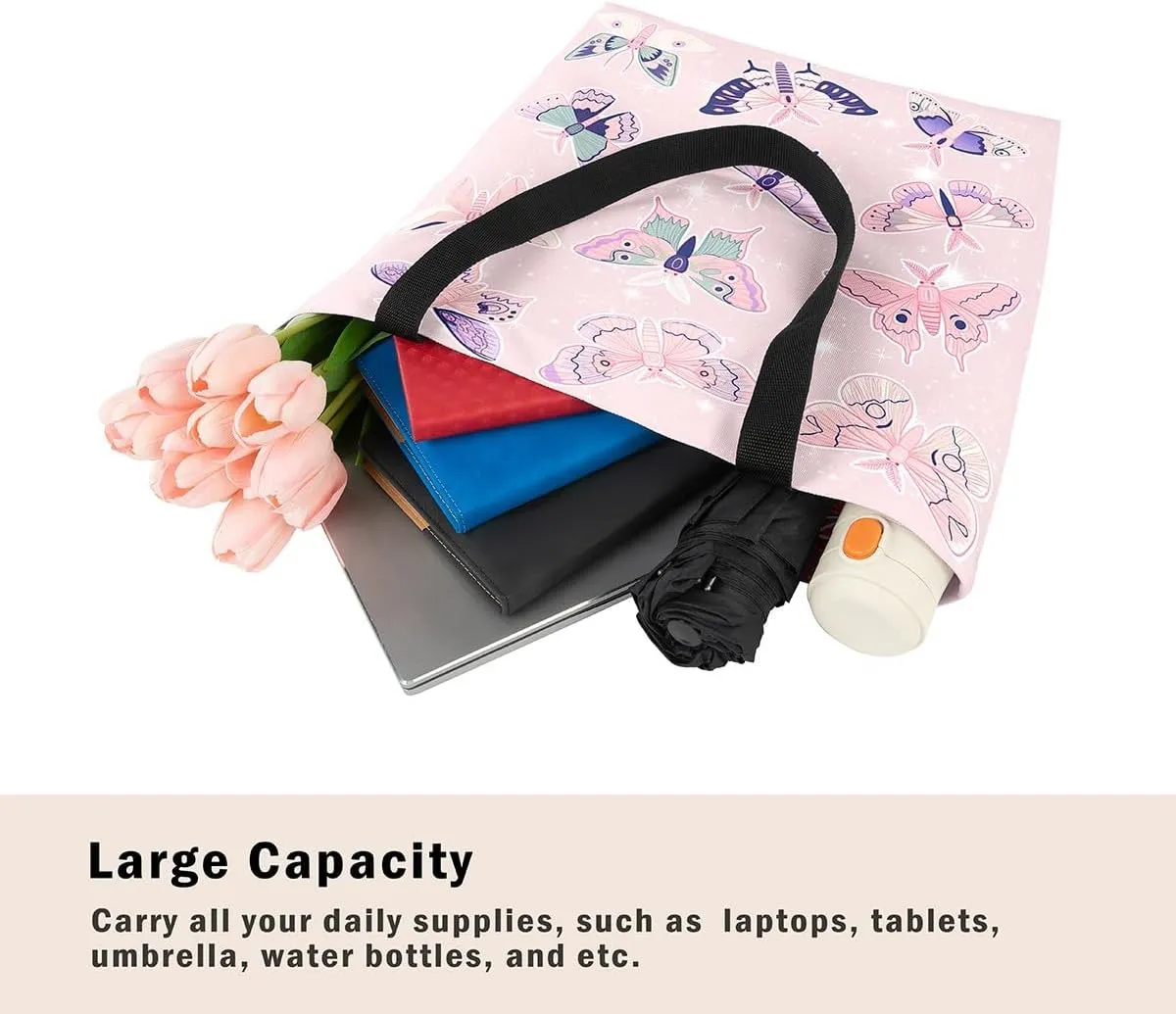 Castle Fairy Girls Women Canvas Tote Bag