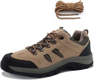 CC-Los Mens Waterproof Hiking Shoes Lightweight Breathable Walking Trekking Sneakers Size 7-13