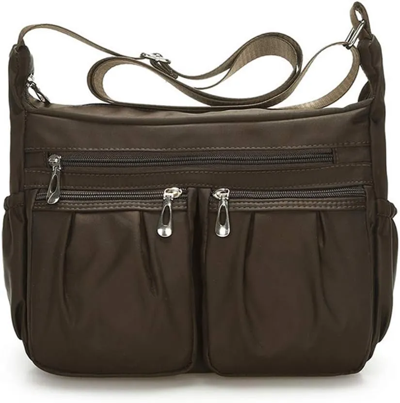 Chikencall Crossbody Bag for Women Waterproof Shoulder Bag Nylon Handbag Travel Work Purses