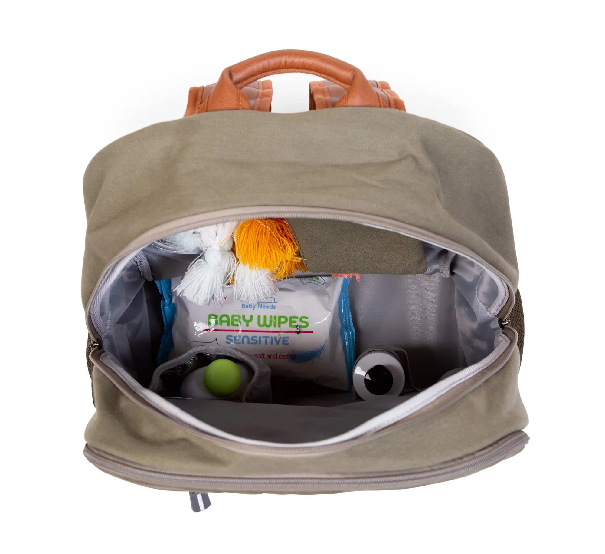 ChildHome Daddy Bag Care backpack Canvas - Khaki
