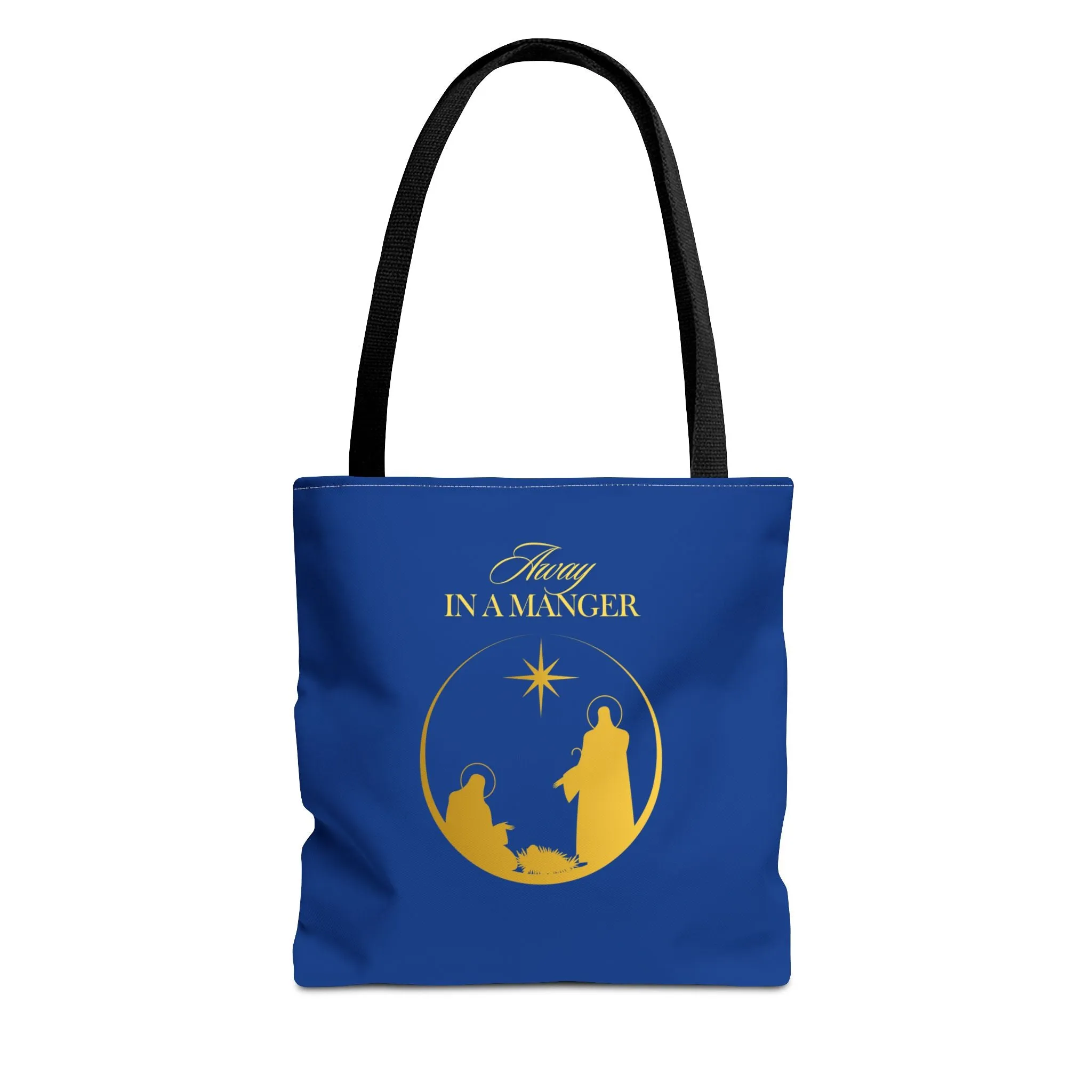 Christmas Carol Away in a Manger Tote Bag