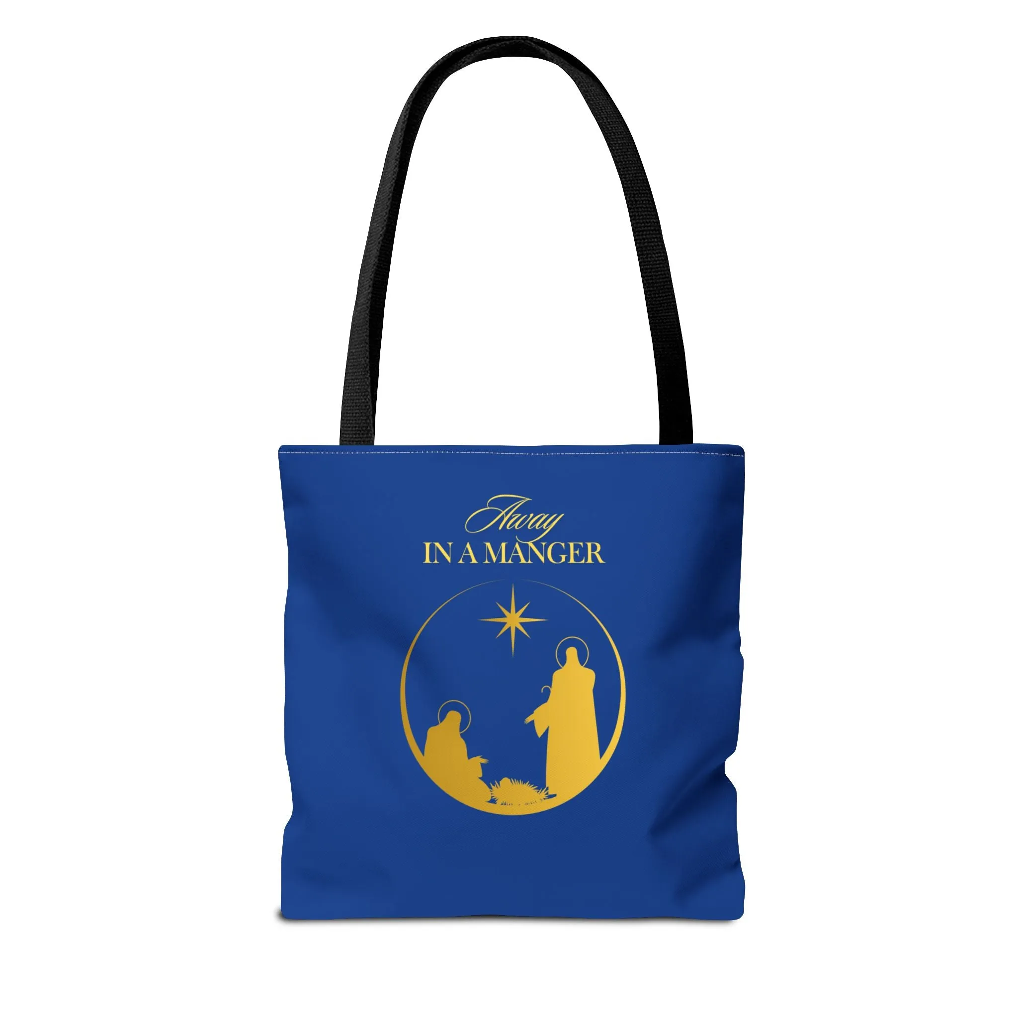 Christmas Carol Away in a Manger Tote Bag
