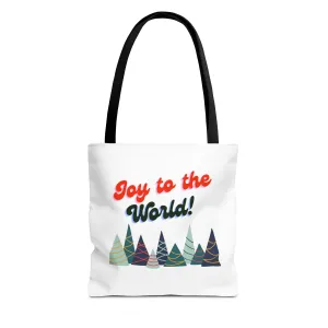 Christmas Carols Joy to the World Tote Bag