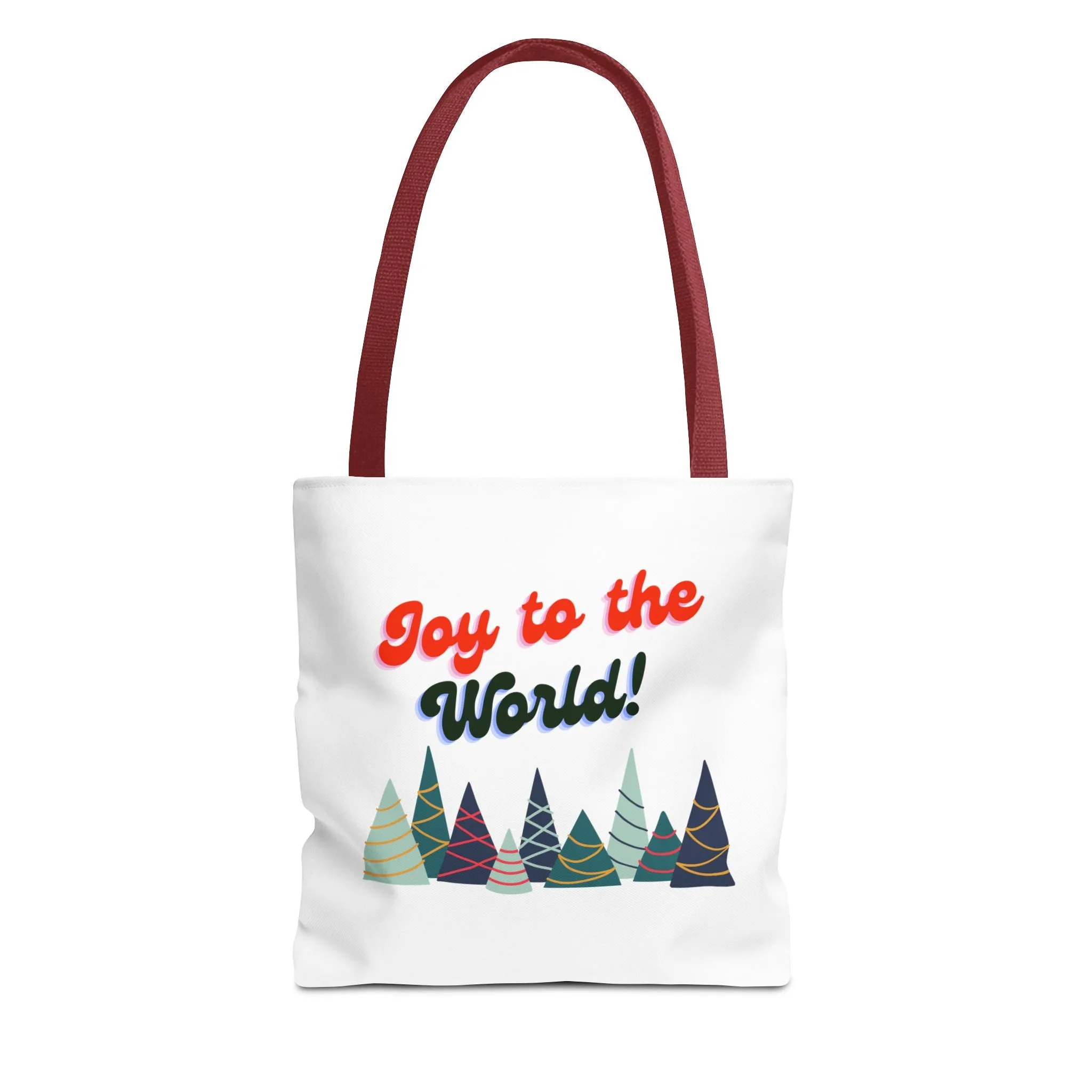 Christmas Carols Joy to the World Tote Bag