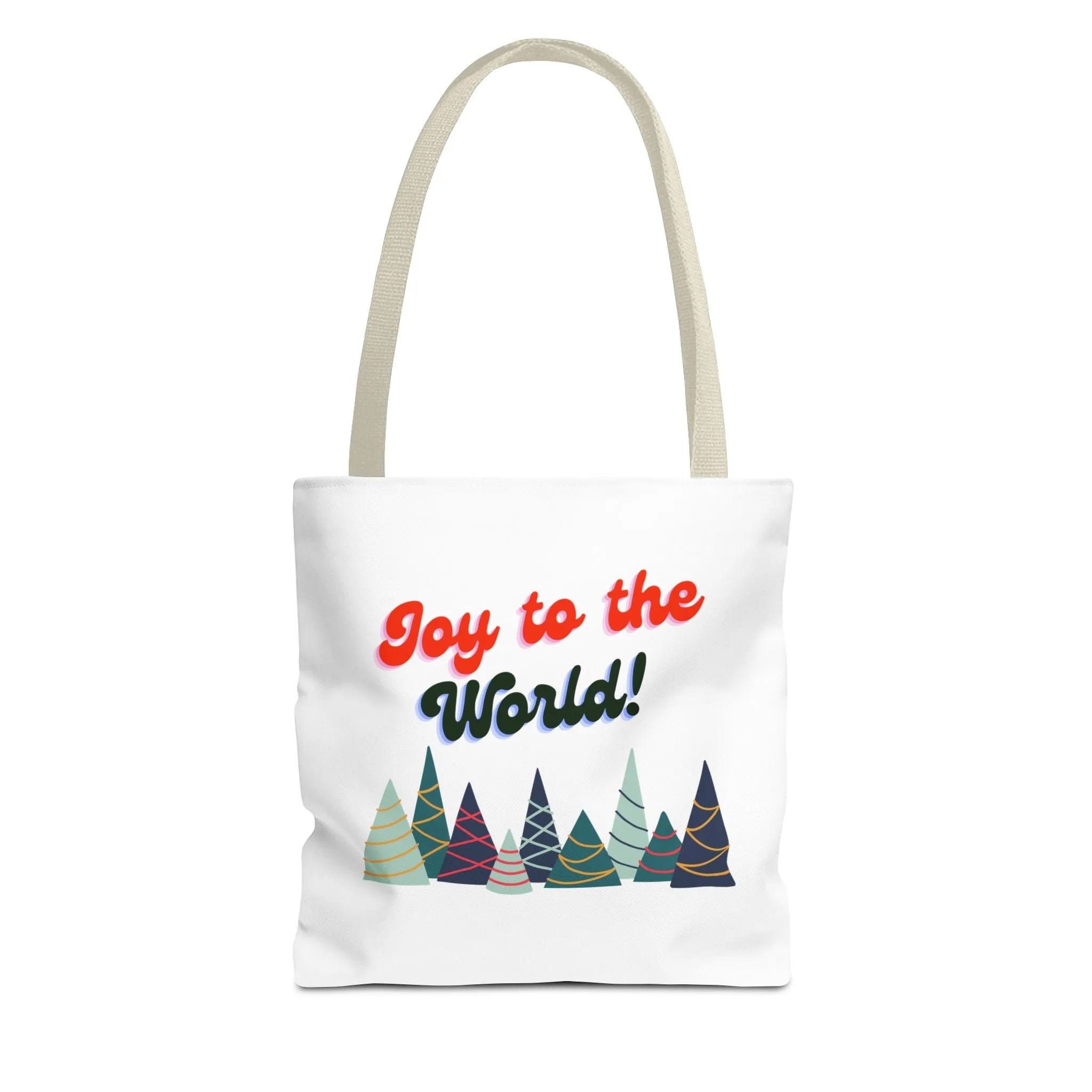 Christmas Carols Joy to the World Tote Bag