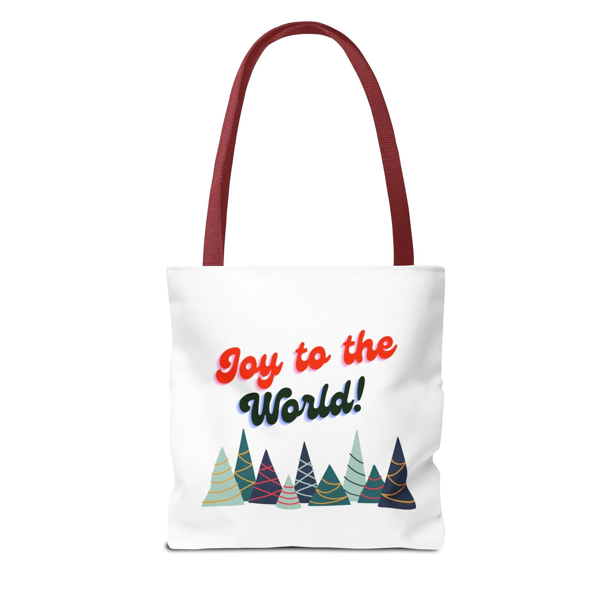 Christmas Carols Joy to the World Tote Bag