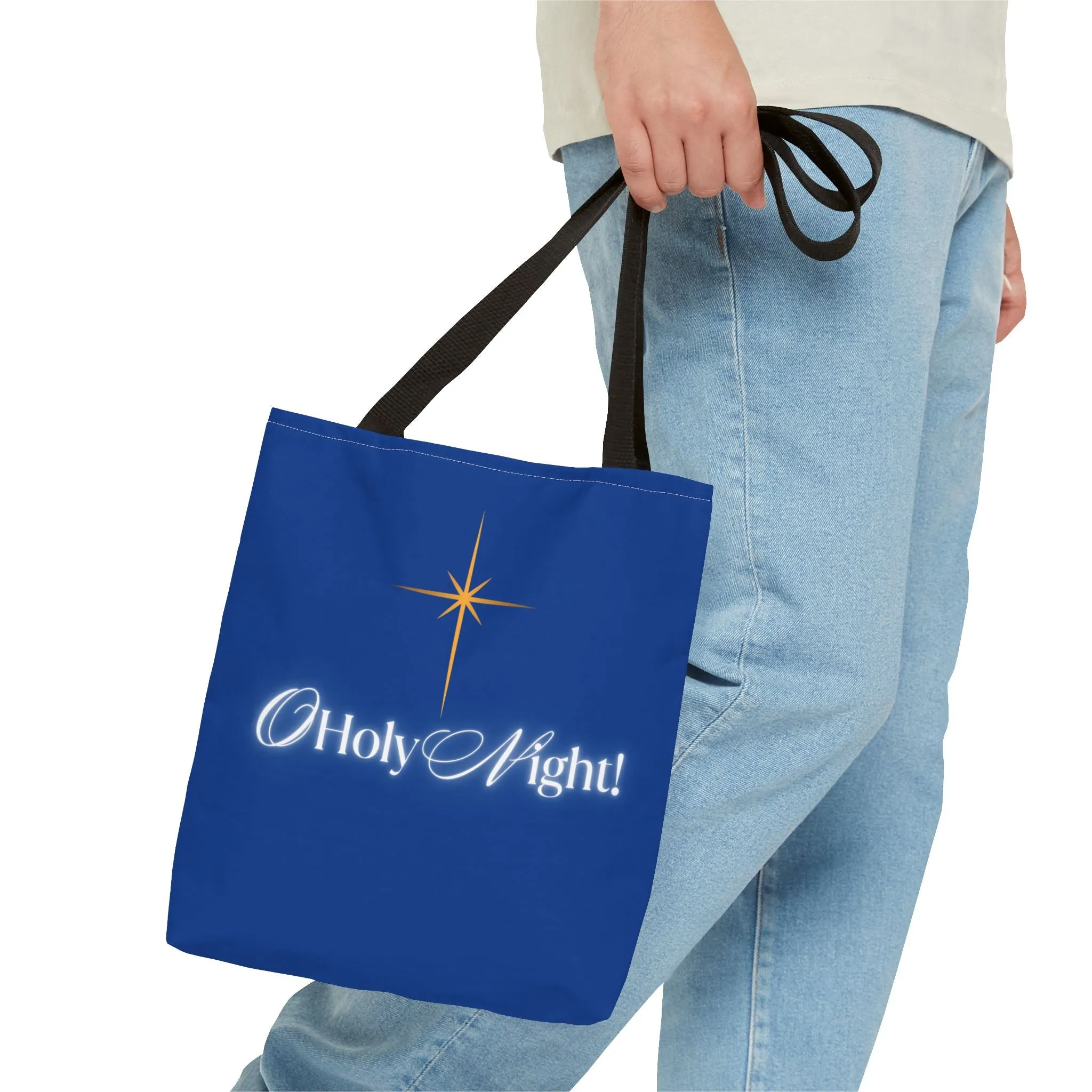 Christmas Carols O Holy Night Tote Bag