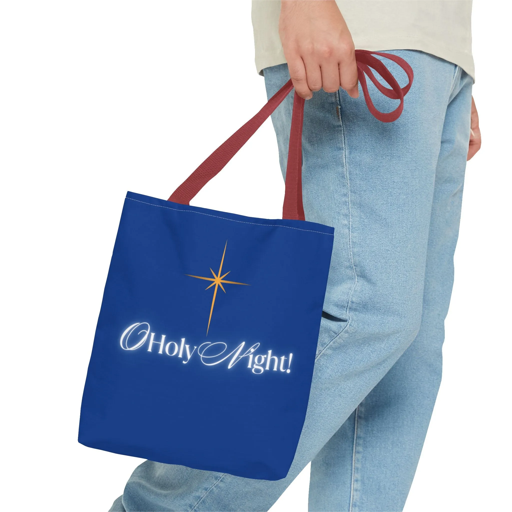 Christmas Carols O Holy Night Tote Bag