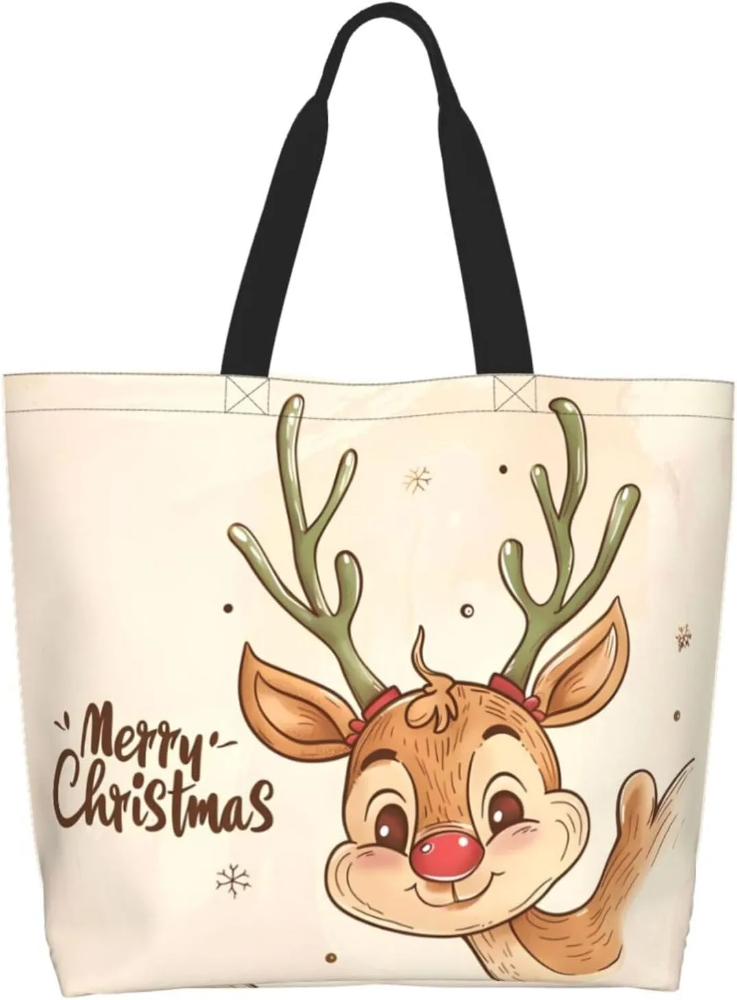 Christmas Tote Bags women Large shopping Bag Christmas Handbags Travel Bags