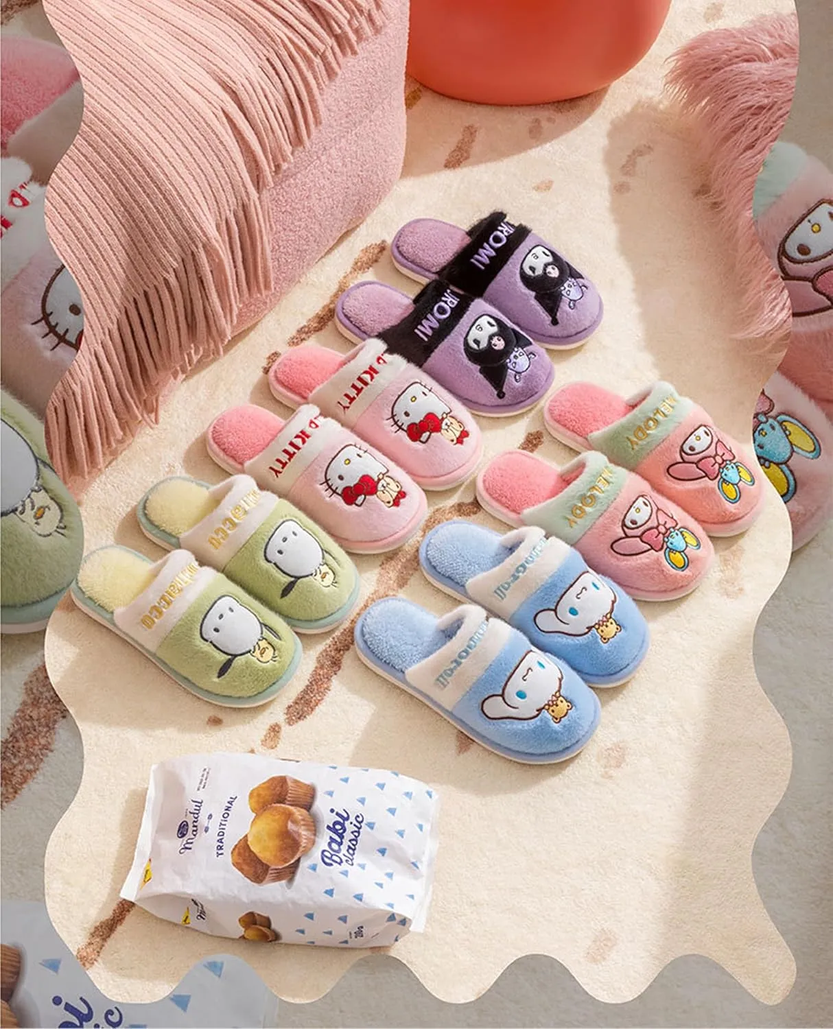 Cinnamoroll Home Slippers for Girls Boys Kids Children