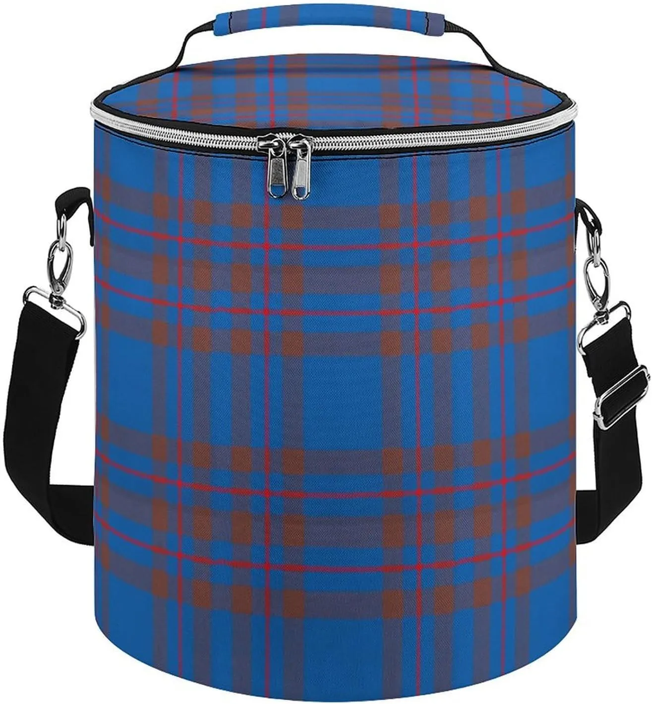 Clan Elliot Tartan Chiffon Large Capacity Cylindrical Camping Ice Pack Unisex