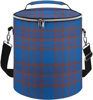 Clan Elliot Tartan Chiffon Large Capacity Cylindrical Camping Ice Pack Unisex