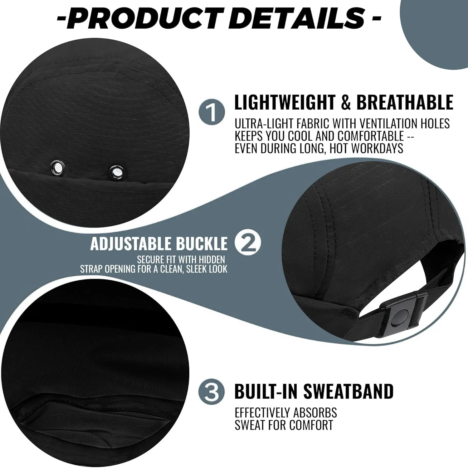 CLAPE Brimless Cap for Men Lightweight Breathable Nylon 5 Panel Docker Cap Waterproof No Visor Worker Rolled Cuff Leon Hat