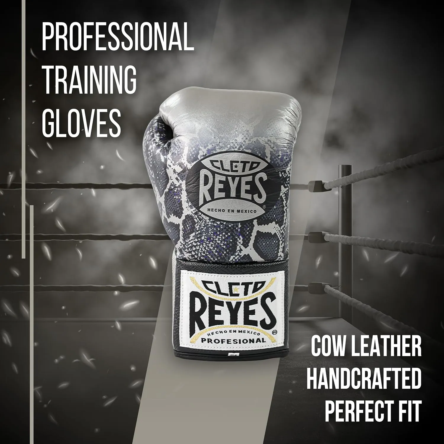CLETO REYES Professional Competition Boxing Gloves for Men and Women, Leather and Horsehair, MMA, Kickboxing, Muay Thai, Lace Up