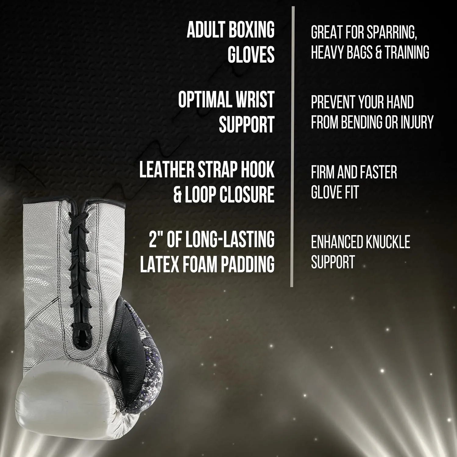CLETO REYES Professional Competition Boxing Gloves for Men and Women, Leather and Horsehair, MMA, Kickboxing, Muay Thai, Lace Up