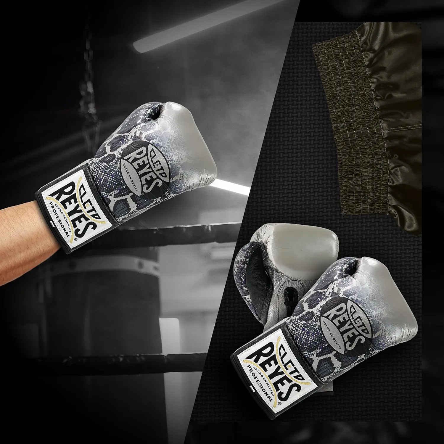 CLETO REYES Professional Competition Boxing Gloves for Men and Women, Leather and Horsehair, MMA, Kickboxing, Muay Thai, Lace Up