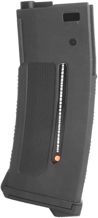 Clover Airsoft-PTS EPM1 M4 Mid Cap Magazine - 2025 Updated Internals - 250 BB Capacity Mag - Fuel Gauge Indicator - No Rattle Magazine Design