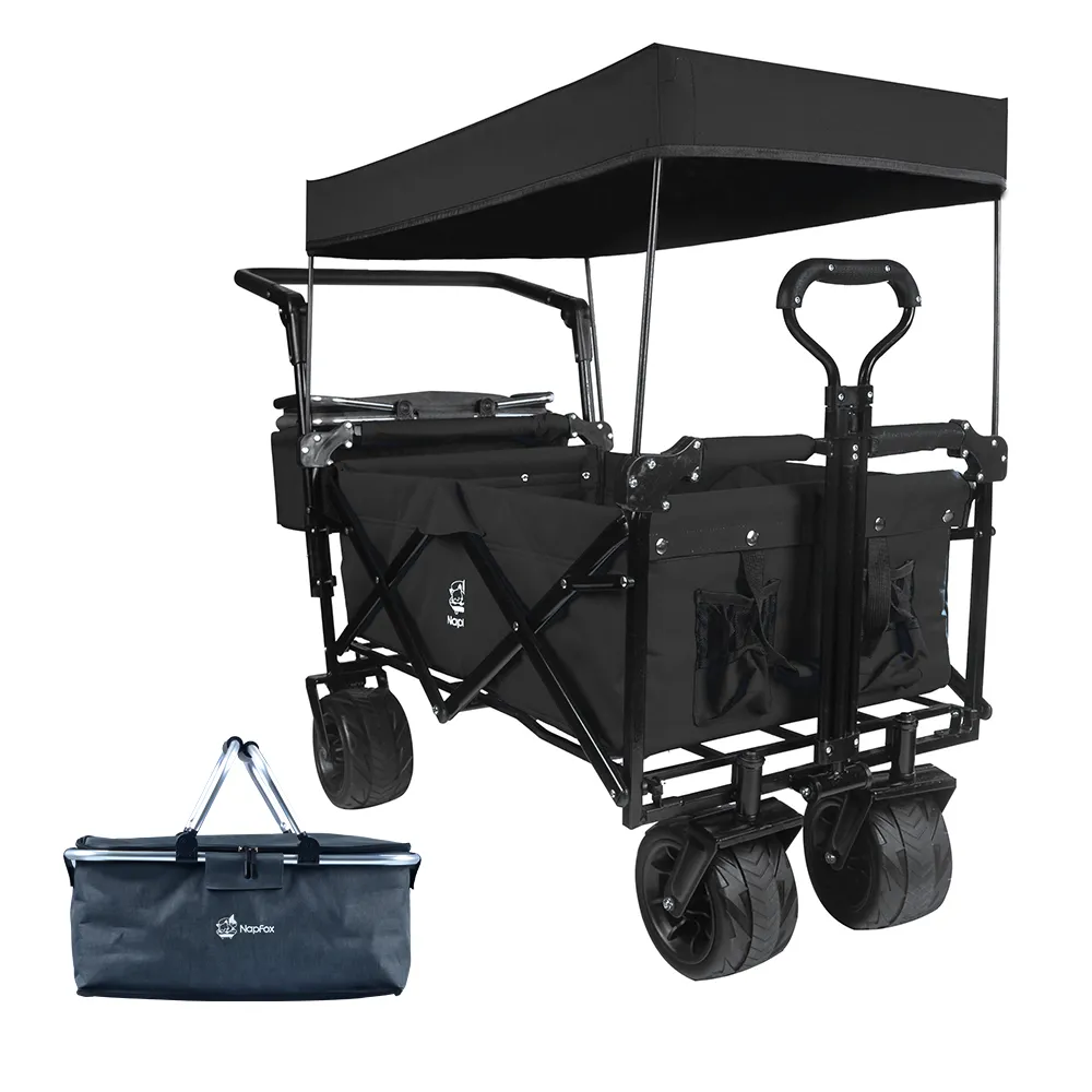 Collapsible Duty Heavy black Wagon High-demand products Folding Wagon Cart Now or never