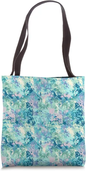 Colorful Impressionism Style Pattern Tote Bag