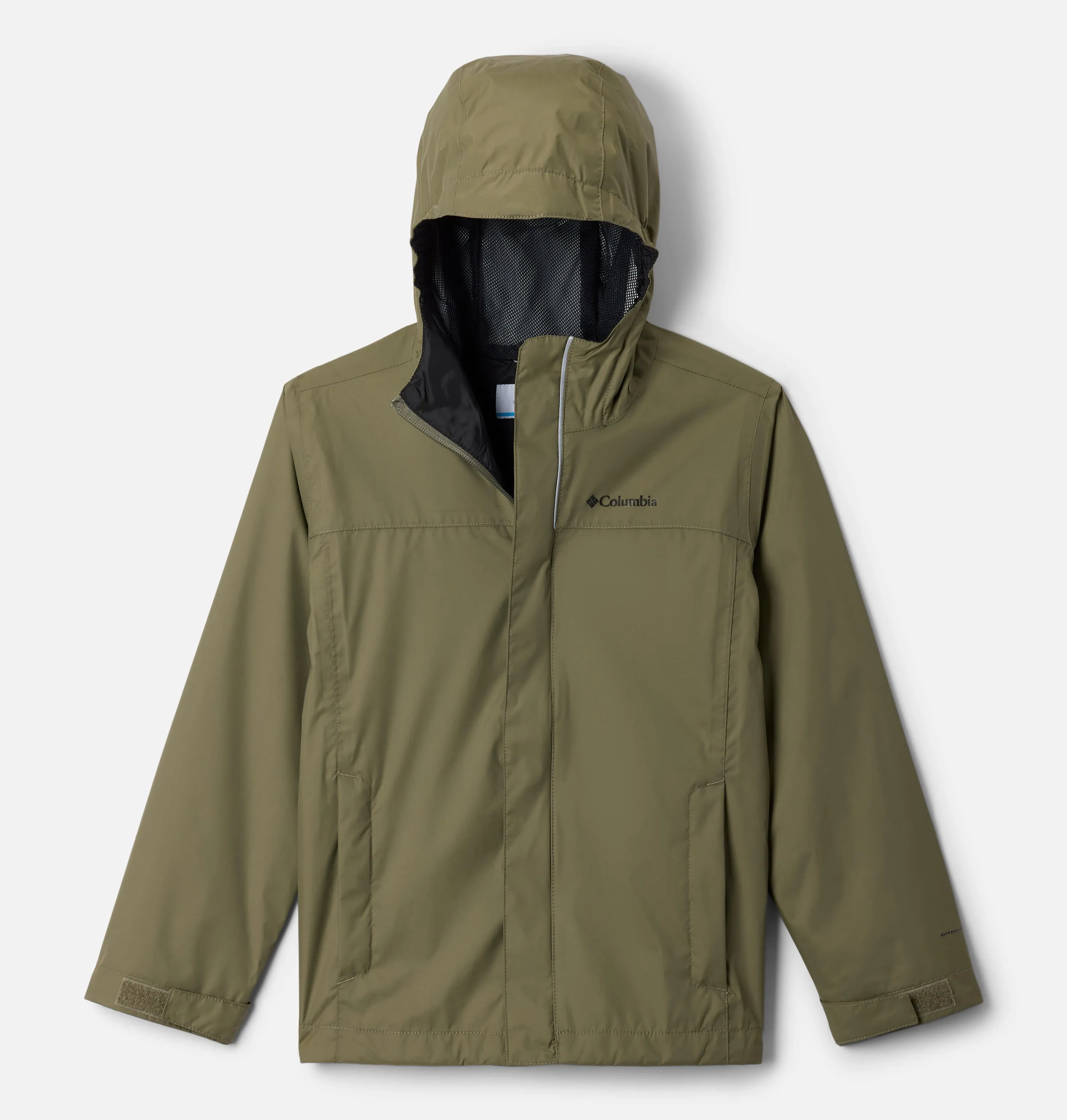 Columbia Kids Boys Olive Omni-Tech Watertight II Rain Jacket