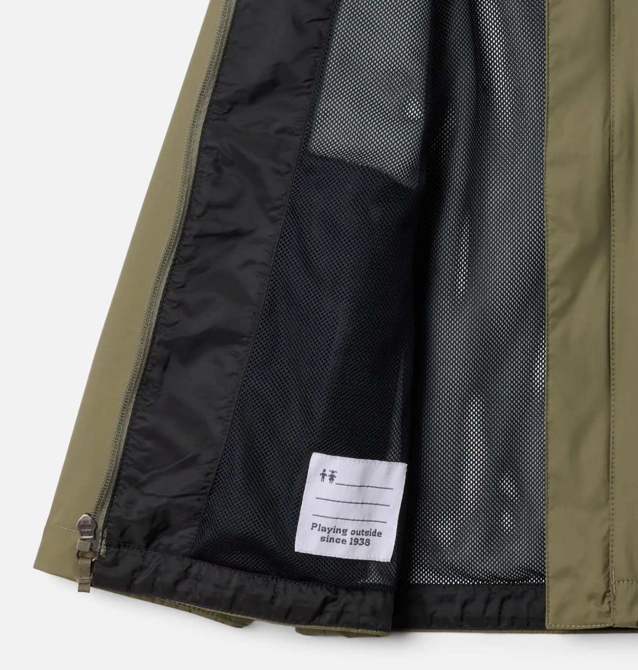 Columbia Kids Boys Olive Omni-Tech Watertight II Rain Jacket