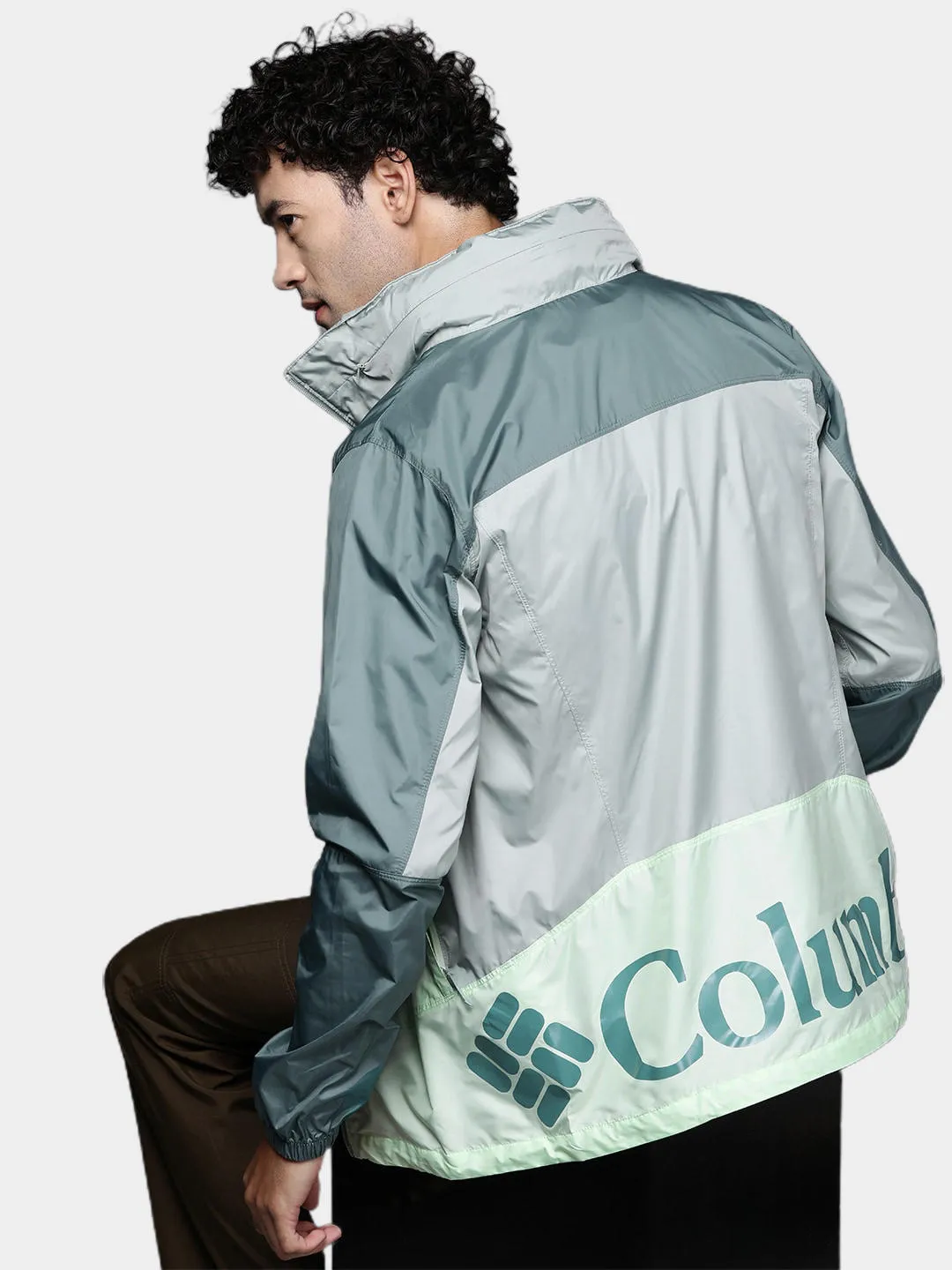 Columbia Men Green Point Park Windbreaker Rain Jacket