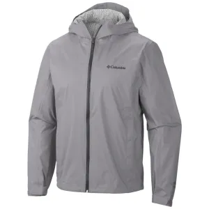Columbia Men Grey Evapouration Rain Jacket