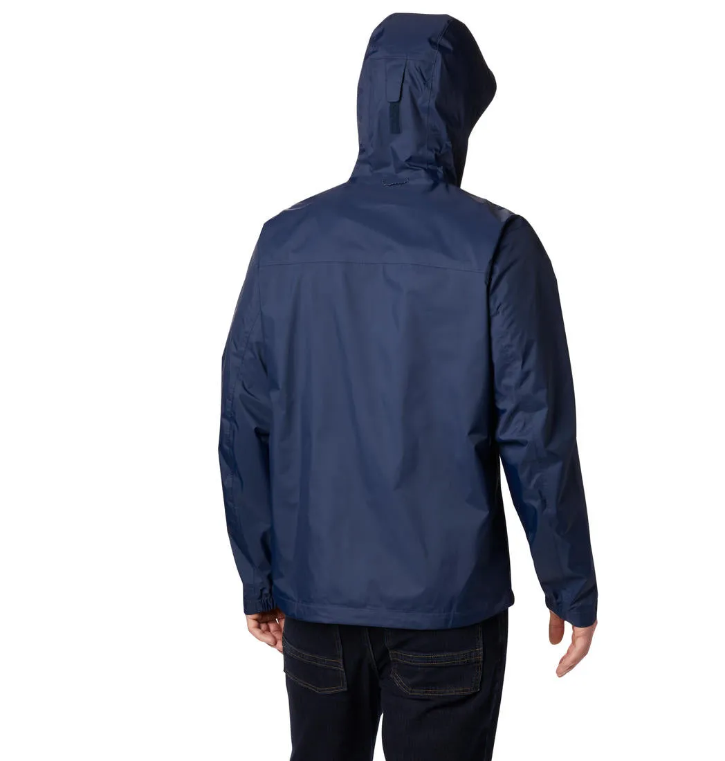 Columbia Men Navy Blue Evapouration Rain Jacket