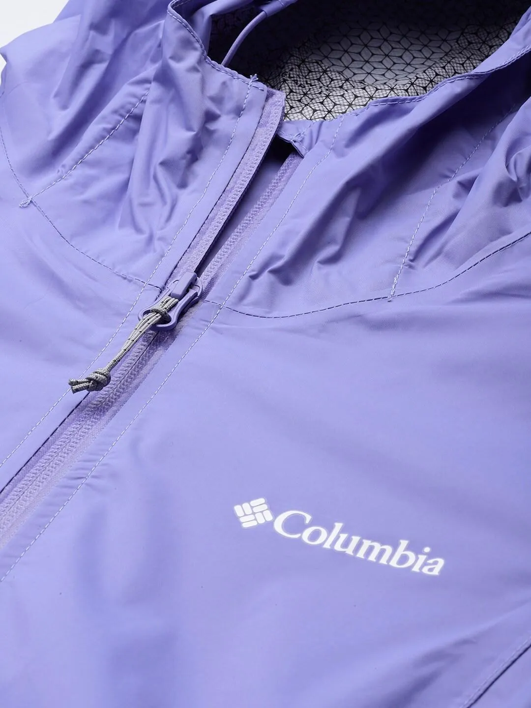 Columbia Women Purple Evapouration Rain Jacket