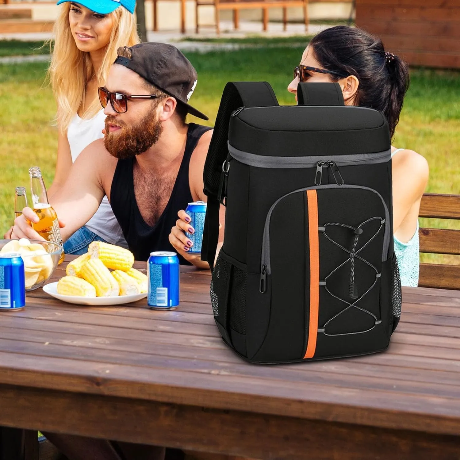 Cooler Backpack, Cooler Backpack - Leakproof Insulated Backpack Cooler,Camping Cooler, Lightweight Backpack Cooler Bag, Ice Chest Backpack for Camping and Camping