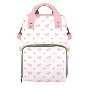 Coquette Bows Customizable Diaper Bag