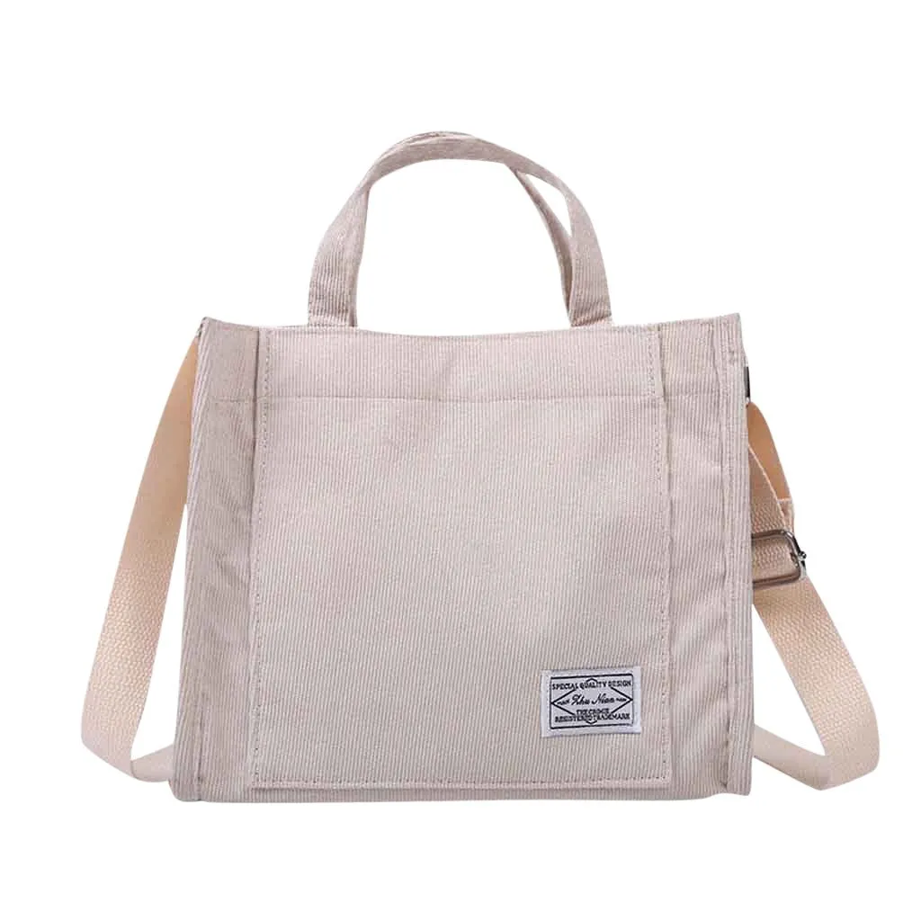 Corduroy Square Stride Crossbody
