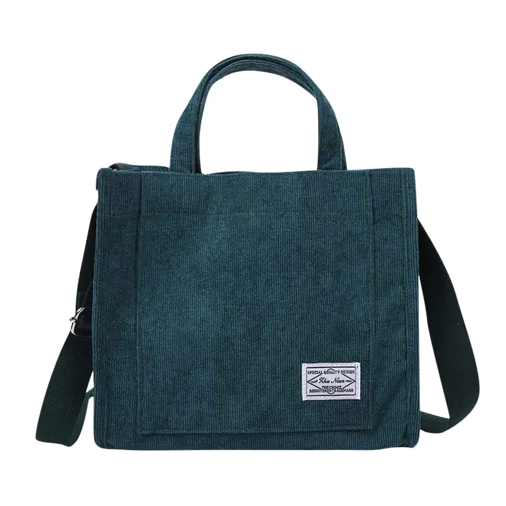 Corduroy Square Stride Crossbody