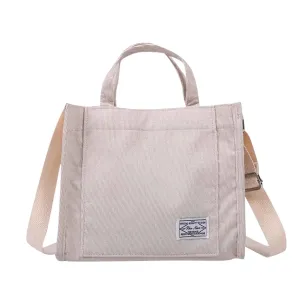 Corduroy Square Stride Crossbody