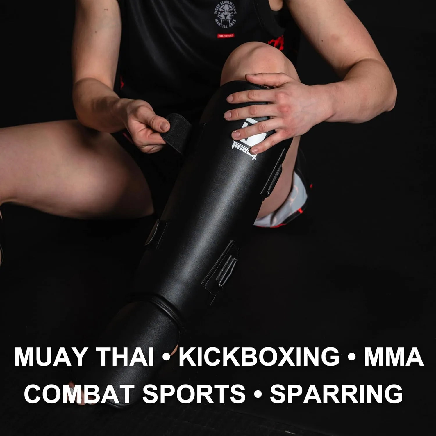 Core Shin Guards – MMA Martial Arts Shin Guards for Muay Thai & Kickboxing Sparring and Training | Premium, Lightweight | Professional Protection for Men, Women, Kids