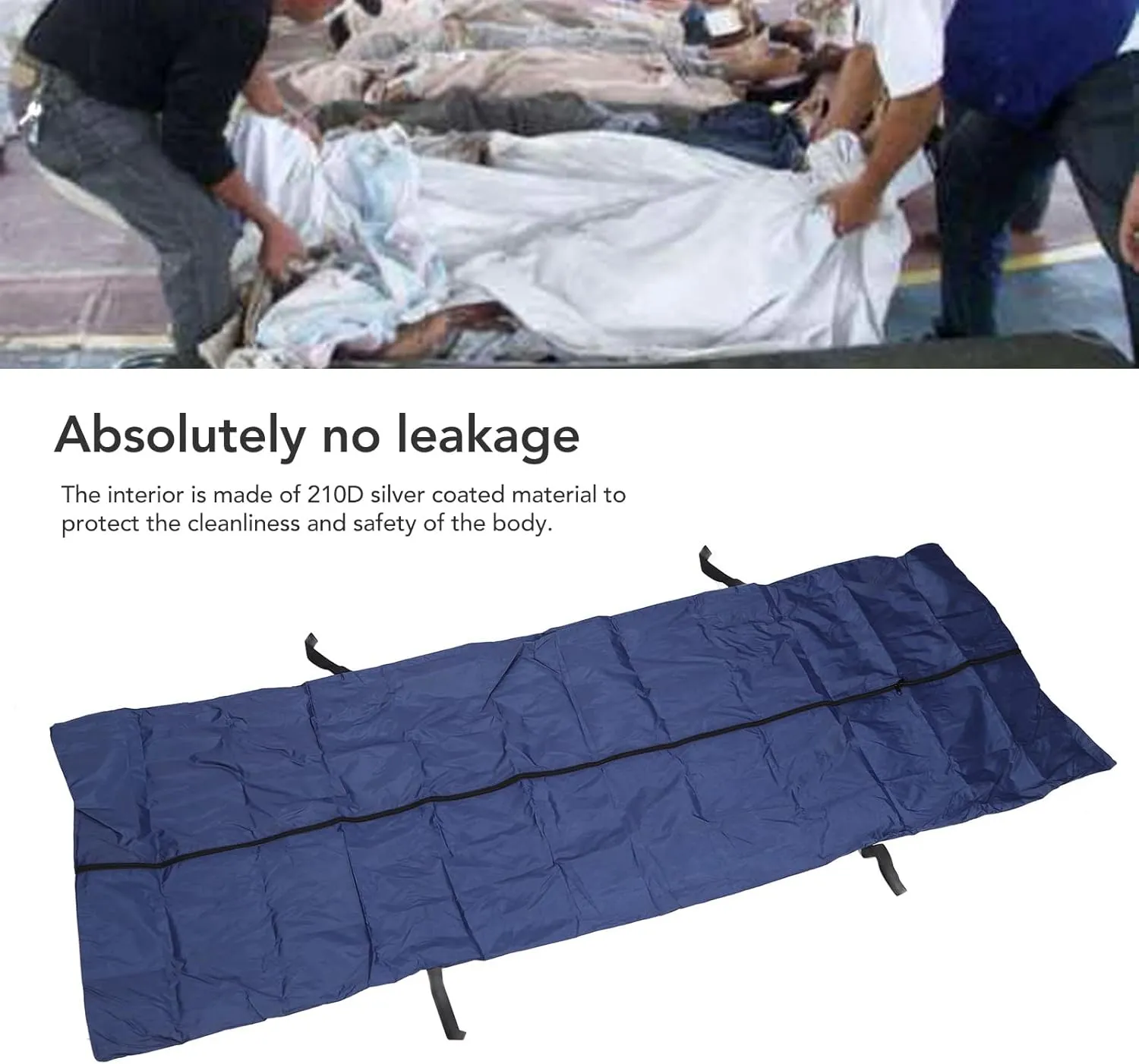 Corpse Storage Bags,Thickened Dead Body Bag,Leakage Body Bag Cadaver Bag Stretcher Body Bags for Cadavers Emergency Storage Body Storage Bag (150 * 60CM)