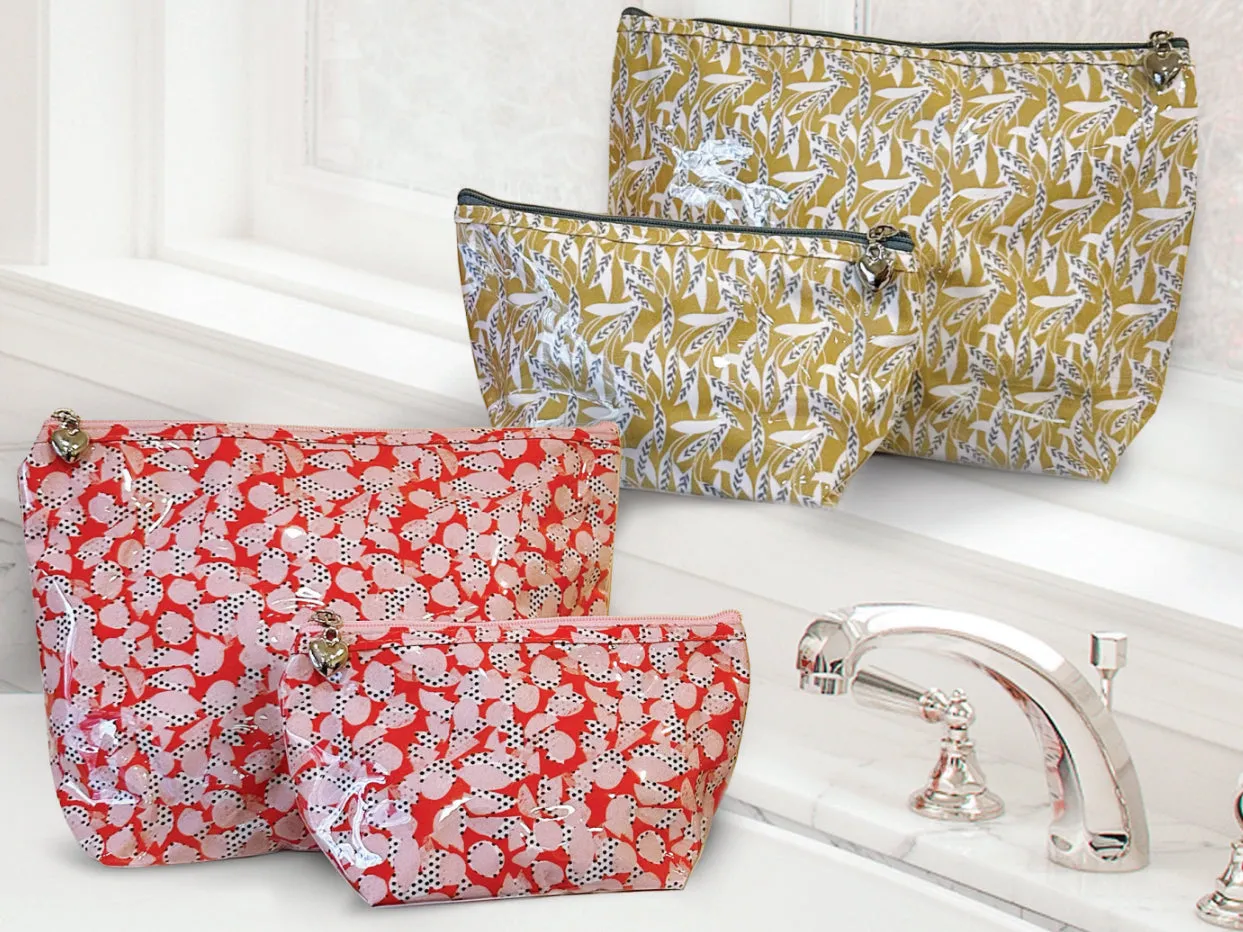 Cosmetic Bag (Medium), Leaf Dance
